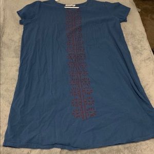 Unique design boxy dress